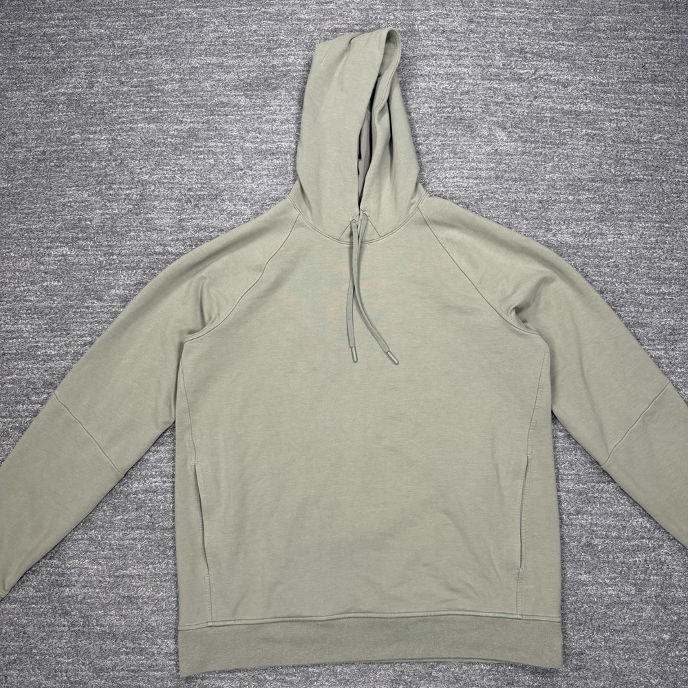 Lululemon Smooth Spacer Classic Fit Pullover Hoodie Men Large Green Sweatshirt